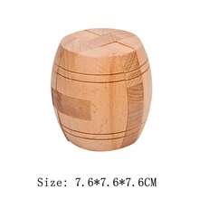 Luban Lock De madera, juego De enclavamiento, rompecabezas, rompecabezas Inteligencia, rompecabezas 3D De Madera, juguetes educativos Montessori XU9V - VX055-030 - Ver 8