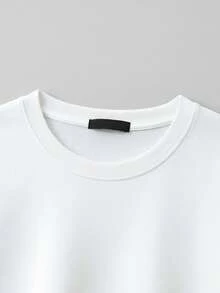 Men's 100% Cotton Washable T-Shirt With Sasuke Design, Printed, Comfortable And Breathable - 白色 - 查看 4