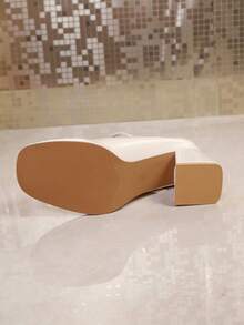 Elegant, Stylish, And Comfortable Women's High Heels, Available In A Variety Of Colors, Suitable For Parties, Pool Parties, Dances, Weddings, And Daily Commutes. - 白色 - 查看 6