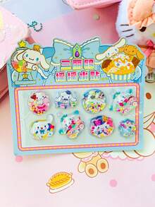 New Cartoon Children's Rocking Water Painting Stickers, Cute Crystal 3D Liquid Sand Water Stickers, DIY Handbook Guka Stickers - Multicolor - View 6