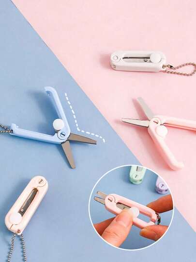 1개 투명 스테인리스 스틸 가위, 3가지 사이즈 사용 가능 투명 스테인리스 스틸 가위, 사무실, 학교 및 가정에서 학교로 돌아갈 때 사용할 수 있는 간단한 다용도 미술 가위