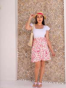 Modest Women's Swimsuit, Modest Beachwear, Evangelical Style With Skirt - 白色 - 查看 1