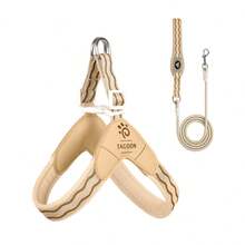 Spring New Dog Harness With Leash, Anti-Pull Dog Chest Harness With Breathable Padding And Escape-Proof Design, Quick Adjust For Dog Training And Walking, Pet Supplies, Pet Outdoor Leash Set - Multicolor - View 17