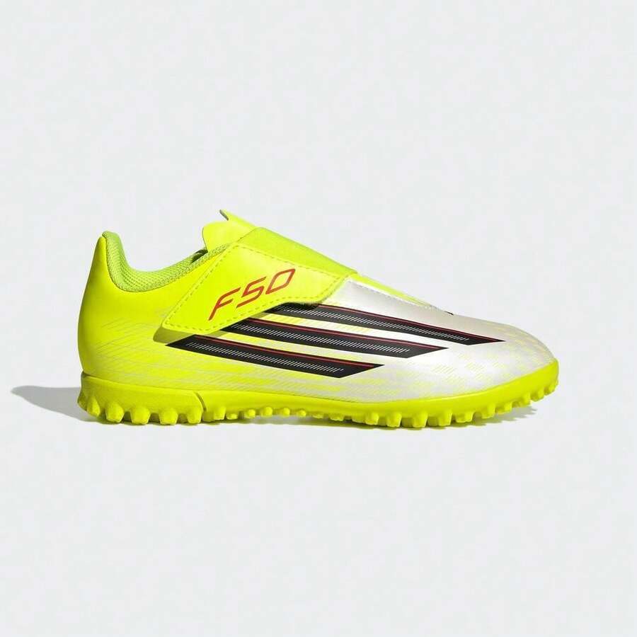 Adidas Boys' F50 CLUB VEL TF J Football/Soccer Shoes, Low-Top JS1487 - Mustard Yellow - View 1