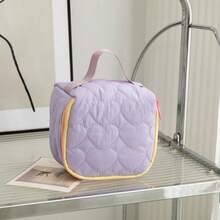 Cute Korean Style Ins Fresh Heart Shaped Cosmetic Bag, Portable Travel Makeup Organizer Toiletry Pouch - Multicolor - View 6