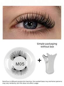 4pcs/Set Magnetic Eyeliner And Magnetic Eyelashes Kit - Natural Looking Reusable Fake Lashes, Create Lengthening Curly 3D Effect, No Glue Needed, Comfortable Wear, Strong Magnetic Adsorption, 5-11mm Faux Mink Lashes, Suitable For Daily Wear, Waterproof, Reusable, Ideal For Party, Date And More - Black - View 33