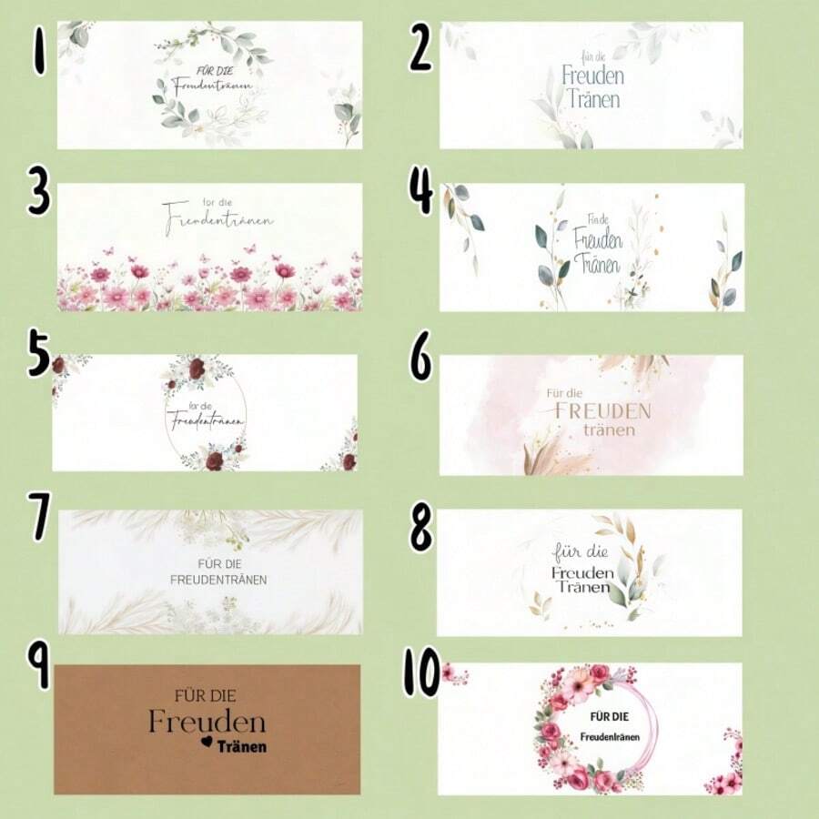 50pcs/Pack Vintage Joyful Teardrop Decorative Handkerchief Clips, Convenient Finishing, Suitable For Wedding Ceremony - Retro Church Handkerchief - Wedding Creativity - Wild Flowers - 1-50pcs - View 1