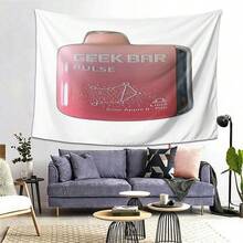 Geekbar Themed Tapestry, Inspirational Wall Hanging, Suitable For Various Holidays, Living Room Bedroom Office Home Decor Tapestry/Room Decoration/Party Decoration Tapestry, Concert Support, Fan Game Watching, Perfect Gift For Christmas, Halloween - 1PC - Xem 1