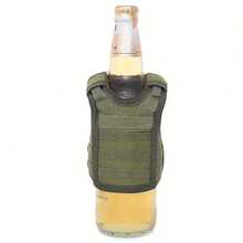 1 Stück Mini Oxford Stoff Bierflasche Hülle, abnehmbar, kleiner Weste Getränkehalter geeignet für Bierflaschen, tägliche Wasserflaschen, Dosen, Getränkeflaschen, Puppen, Mineralwasserflaschen - Bar Dekoration, Outdoor Tasche, Taktische Weste, Camping Zubehör, Outdoor Ausrüstung, kreatives Design, dick und langanhaltend, geeignet für Outdoor-Sport, Campingküche, Outdoor-Camping, Camping-Ausrüstung, Bar-Bedarf, Küchenbedarf, Küchendekoration, Getränkedekoration Zubehör, Gastronomie-Bedarf, Reise, Party- und Essens-Bedarf - Verschiedenfarbig - Übersicht 11