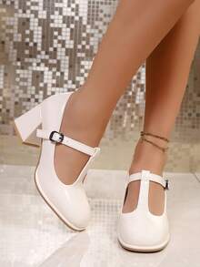 Elegant, Stylish, And Comfortable Women's High Heels, Available In A Variety Of Colors, Suitable For Parties, Pool Parties, Dances, Weddings, And Daily Commutes. - 白色 - 查看 4