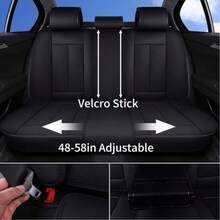 Coverado Seat Covers, Car Seat Covers Front Seats, Car Seat Cover, Car Seat Protector Waterproof, Car Seat Cushion Nappa Leather, BlackRed Seat Covers Carseat Cover Universal Fit For Most Cars - Đen Tím - Xem 6
