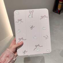 适用于华为MatePad SE 11英寸平板电脑的保护套，MatePad保护套，兼容MatePad 11.5英寸平板电脑，磁吸式闭合，三折式平板电脑保护套，智能休眠唤醒功能，高透明亚克力背板带笔槽，兼容红米Pad 2 11英寸平板电脑，红米Pad SE 11英寸平板电脑保护套 - 無色 - 查看 7