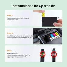 Cartuchos de Tinta Compatible para Epson 206 T206 207 T207 Compatible con Epson Expression XP-2101 (1Negro, 1Cian, 1Magenta, 1Amarillo),40983242 - Multicolor - Ver 6