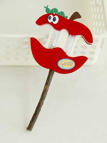 Mini Cat Toy Forest Apple Bell Chew Stick Pet Supplies Teaser Wand - Multicolor - View 12