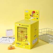 12pcs Pokemon Pikachu Erasable Neutral Water-Based Pens, 0.5mm Cute Cartoon Signature Pens, Student Gifts - Multicolor - View 7