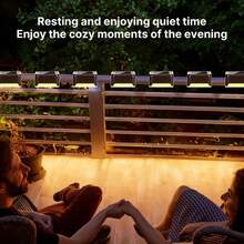 32/24/16/12/8/4-Piece Outdoor Solar Garden Lights – 1 LED Solar Illumination, Suitable For Home Garden Decor, Stairs, Terraces, Fences, Courtyards, And Wall Decorations – Auto On/Off, Durable, Easy To Install, Warm White Light - 1LED黑殼白光 - 查看 5