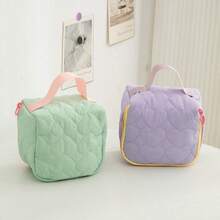 Cute Korean Style Ins Fresh Heart Shaped Cosmetic Bag, Portable Travel Makeup Organizer Toiletry Pouch - Multicolor - View 3