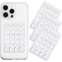 Set de 3 suporturi pentru telefon cu ventuză, silicon, antiderapant, suport pentru telefon, suport adeziv din silicon, hands-free, suport cu ventuză puternică, mâner lipicios pentru telefon, suport hands-free pentru accesorii pentru telefon, potrivit pentru selfie-uri și înregistrare, cadou de Ziua Îndrăgostiților - Multicolor - Vizualizare 15