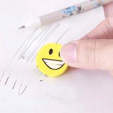 36 piezas de gomas de borrar de patrones aleatorios mini como premio para estudiantes, limpias sin residuos, adecuadas para oficina/escuela - A - Ver 3