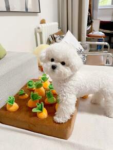 Thảm ngửi hình cà rốt, thích hợp cho chó và mèo nhỏ, vừa, lớn, đồ chơi cho thú cưng hình cà rốt, đồ chơi giảm căng thẳng cho thú cưng, đồ chơi gặm cho chó, đồ chơi kéo hình cà rốt, đồ chơi gặm cho mọi giống chó giúp phát triển kỹ năng tìm kiếm thức ăn, có thể giặt được. - Nhiều màu - Xem 4