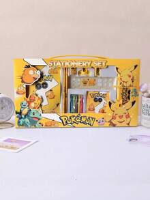 6/8/12/14pcs Pokemon Cartoon Stationery Set, Suitable For Classroom Rewards, Back To School Gifts - Multicolor - View 12