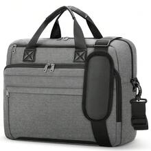 NEWHEY 15.6英寸笔记本电脑包，公文包，防水电脑包，单肩斜挎包，男士商务/办公/工作包 - 彩色 - 查看 15