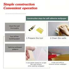 Giấy dán tường họa tiết kẻ caro đen trắng, phong cách tối giản, thích hợp cho phòng bé trai/bé gái, phòng ngủ, phòng khách, nhà bếp, làm mới nội thất, trang trí tường nhà. Chất liệu vinyl PVC chống thấm nước, tự dính, có thể tháo rời, phù hợp cho nhà ở, ký túc xá, nhà thuê. Có nhiều kích thước lớn và nhỏ. - 0530+XHQZ - Xem 11