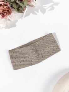 3 chiếc băng đô thể thao dệt kim mềm mại, thấm hút tốt, in họa tiết đính đá, dành cho nữ, thích hợp cho tập thể dục trong nhà, thể thao ngoài trời, phối đồ, trang trí, mọi dịp. Phụ kiện tóc tập luyện, băng đô spa, băng đô yoga thấm mồ hôi. - Nhiều màu - Xem 6