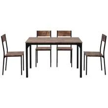 2 Dining Chairs, Polyurethane Seat, Rattan Backrest, Living Room Chair, Bedroom Chair - Brown - View 9