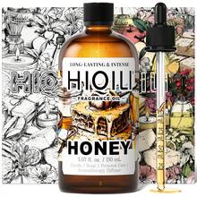 HIQILI 纯正持久香氛精油，150毫升/5.07液体盎司，蜂蜜紫丁香金盏花栀子花精油，带滴管，非常适合制作香薰蜡烛、DIY香水、香皂、扩香器和室内喷雾扩香器。 - 多樣化香型 - 查看 23