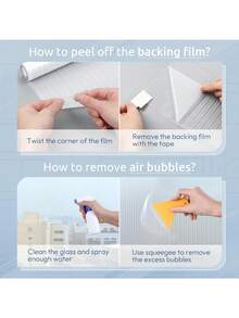 Frosted Glass Window Privacy Film, No Glue, Anti-Glare Heat Blocking, Easy To Install, Renter Friendly Removable Opaque Bathroom Window Clings For Glass - Changhong - View 9