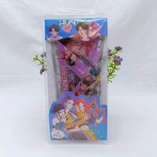 一套女巫猎人主题直尺，学习文具，礼物，创意卡通学生四件套 - 彩色 - 查看 6