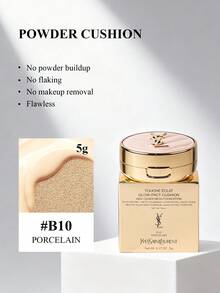 Yves Saint Laurent 套装包含：抽绳化妆包 + 柔焦遮瑕粉、遮瑕粉底、保湿粉底液 #B10，旅行装 - 5克/0.17盎司 - 米白色+粉紅色 - 查看 3