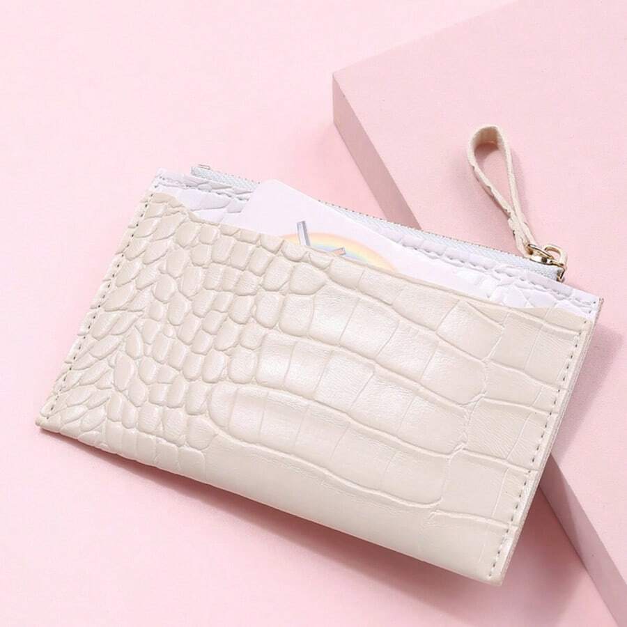 Kids Casual Zipper Coin Purse - Apricot - View 1