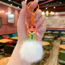 Disney Zootopia 2 Plush Keychain, New Cute Cartoon Doll Party Decoration, Adorable Anime Backpack Pendant, Fashionable Portable Accessory, Multifunctional Zootopia Themed Car Charm, DIY Girlfriend/Couple/Valentine's Day/New Year Gift, Small Accessory Keychain Bag - Multicolor - View 13