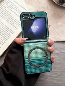 1pc Magnetic Wireless Charging Phone Protective Case, Aesthetic Protection, Unique Pattern, High-Quality Coverage, Foldable Cover, Compatible With Samsung Galaxy Z Fold 7/6/5/4, Full-Coverage Anti-Drop Protective Case Compatible With Samsung Galaxy Z Flip7/Galaxy Z Flip7FE Galaxy Z Flip6/5, Suitable For Men And Women, Birthday/Graduation/Back To School Gift - Multicolor - View 16