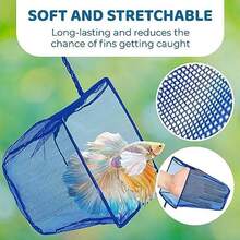 SunGrow Betta Fish Net, Secure Delicate Fin, 5x4 Inches With 11 Inches Handle, Extra Soft Nylon Net, Easy Routine Aquarium Tank Maintenance, Fish Tank Supplies - / - Xem 5