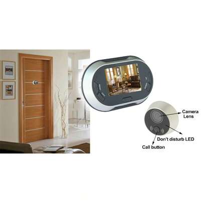 OISE ART STORE Spioncino Elettronico Telecamera Display Digitale Scatta Foto Colori Lcd 3.5 -