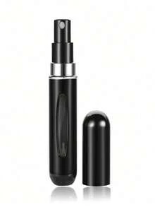 1-Piece 5ml Elegant Self-Pumping Portable Perfume Atomizer, Refillable Travel-Size Fragrance Spray Bottle With Leak-Proof Nano Fine Mist Sprayer For On-The-Go Scent Touch-Ups, Perfect For Daily Commute, Business Trips, Gym Bag, Purse, Date Nights, Weekend Getaways, Wedding Events, Office Desk, Flight Carry-On, Vacation, Evening Outings, Work, School, And Special Occasions For Women, Men, Travelers, Professionals, And Students - 黑色 - 查看 8