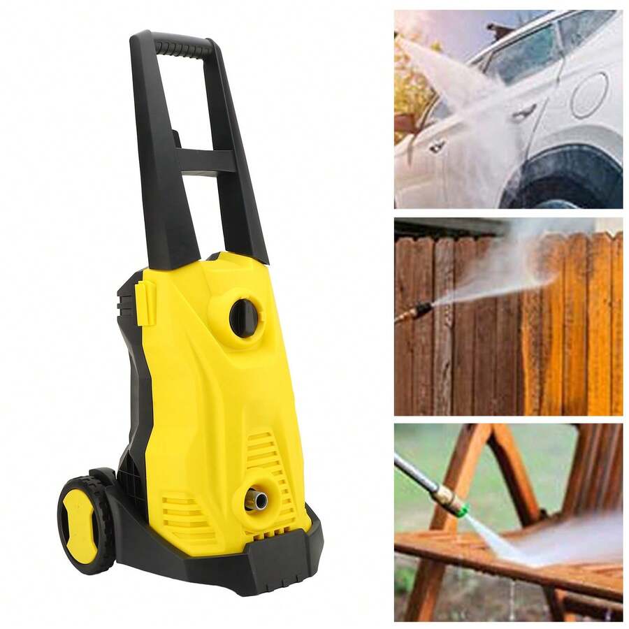 Lavadora eléctrica de alta presión, lavadora a presión eléctrica multifuncional de alta eficiencia para el hogar Utilizado para lavado de coches y limpieza de jardines. - Tipo de Enchufe A USA (110-127V) - Ver 1