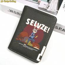 Disney 疯狂动物城 2D 打印钱包 - 实用感恩节/情人节/复活节礼物，送给朋友/家人/同事/爱人 - 彩色 - 查看 9