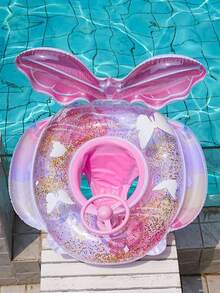 Children's Swimming Pool Float, Mermaid Inflatable Swimming Ring With Seat, Children's Swimming Pool Float Ball, Children's Swimming Pool Drift Boat, Children's Outdoor Toys - Multicolor - View 7