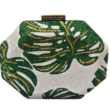 Women Acrylic Shell Shaped Evening Clutch For Wedding Party - 綠色 - 查看 2