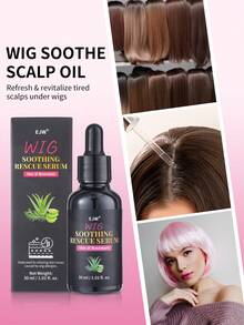 Wig Wearers Soothing Serum – Comfort Scalp & Hairline, Hydrates Skin After Glue, Tape Or Cap Wear, Soothes Pressure Marks Under Lace Fronts, Lightweight Refreshing With Hyaluronic Acid & Ceramides - Full Size - View 5