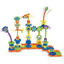 Learning Resources Gears! Gears! Gears! Robot Factory Construcción Fábrica de Robots,40992196 - Mostaza Amarilla - Ver 2