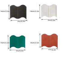 Garden Fence, Flower Bed Edging Retaining Wall, Reinforced Garden Fencing [Dedicated Ground Nails], Decorative Plastic Planting Fence, Freely Connectable Garden Barrier - A - View 10