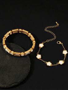 Elegant, Luxurious, Exquisite Design, Korean/Japanese Chic, Versatile, French Romantic Multi- Set - Multicolor - View 3