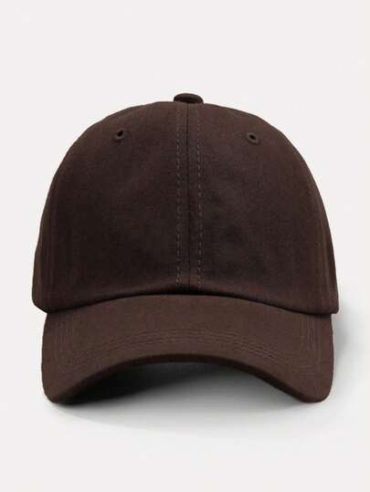 1 adet Yumuşak Üstlü Düz Beyzbol Şapkası, Ayarlanabilir Dış Mekan Güneş Koruma Günlük Şapka, İlkbahar/Sonbahar Seyahatleri, Plaj Tatilleri İçin Uygun, Unisex, Y2K Tarzı, Düz Renk Sade Siperlikli Güneş Şapkası, Günlük Kullanım İçin Uygun