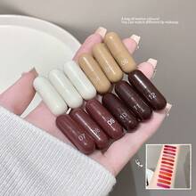 12 Colors Mini Chocolate Lip Balm Set, Color-Changing Lip Balm Set, Moisturizing And Hydrating, Long-Lasting And Non-Fading, Lightweight And Fresh, High Gloss, Plumping, Anti-Cracking, Reducing Lip Lines, Non-Sticky, Caring For Lips To Make Them Fuller, Birthday, Valentine's Day, Christmas, Party Gift. - Various - View 4