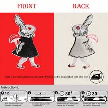 1件哥特风格兔子设计 - 毒蘑菇漫游者胸针 - Retro Rabbit - 查看 3